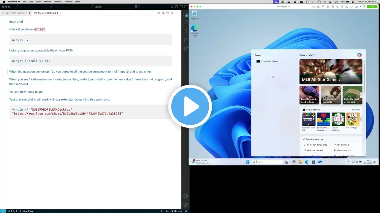 ภาพตัวอย่างวิดีโอ