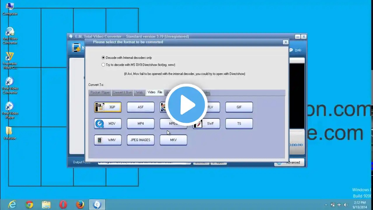 ภาพตัวอย่างวิดีโอ